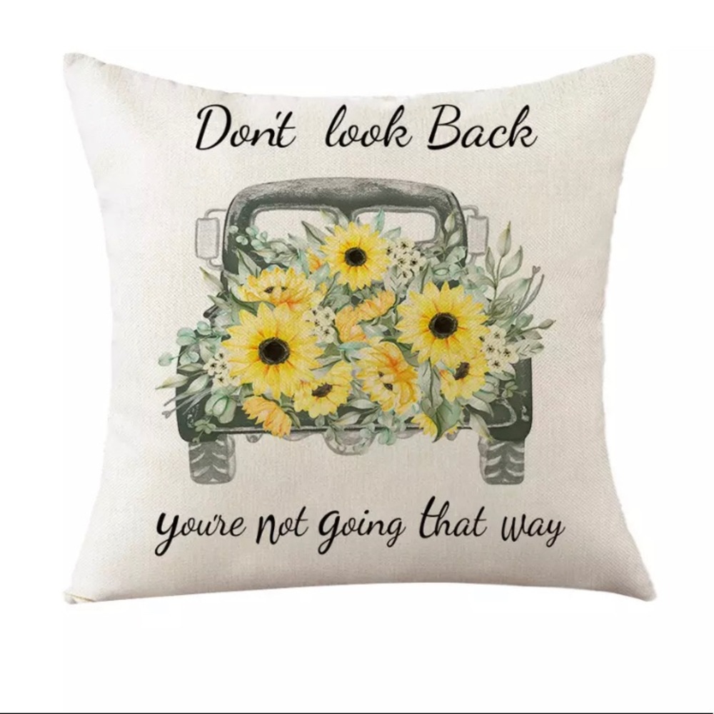 Darling Sunflower 🌻 Pillow Cover.
